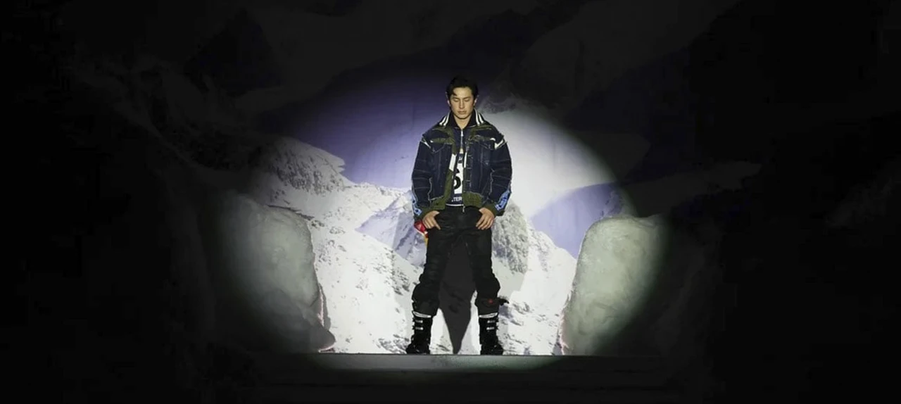 DSQUARED2 STAGES THE MOUNTAIN, THEN UNDRESSES IT